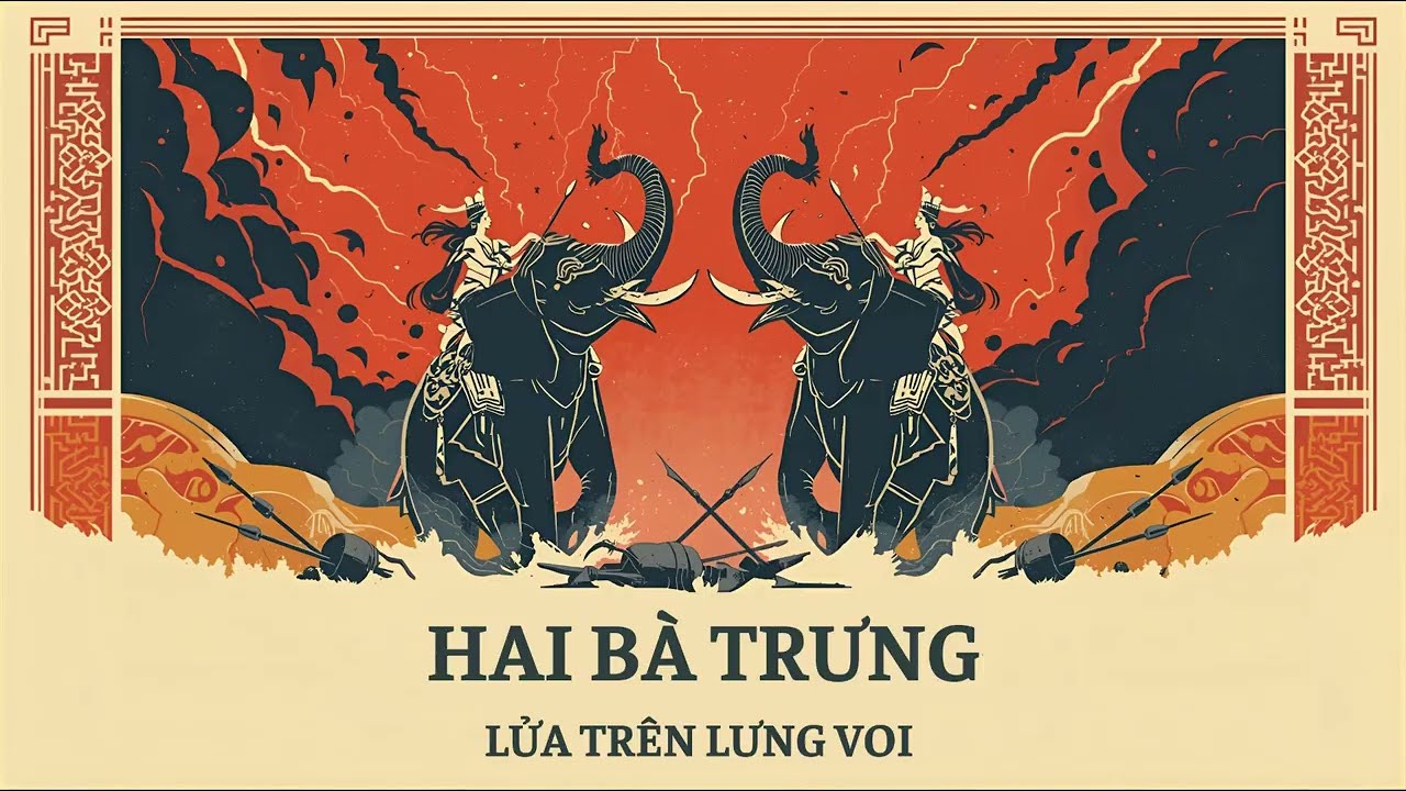 🎵 Hai Bà Trưng – Lửa Trên Lưng Voi | Epic Rock – Khúc Khải Hoàn Của Dân Tộc Việt | Lời Bài Hát Gốc
