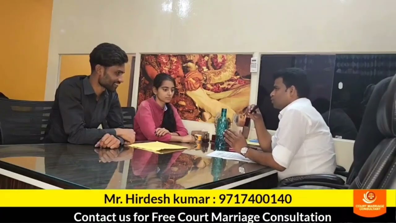 Same day live court marriage Sitamarhi bihar couple 