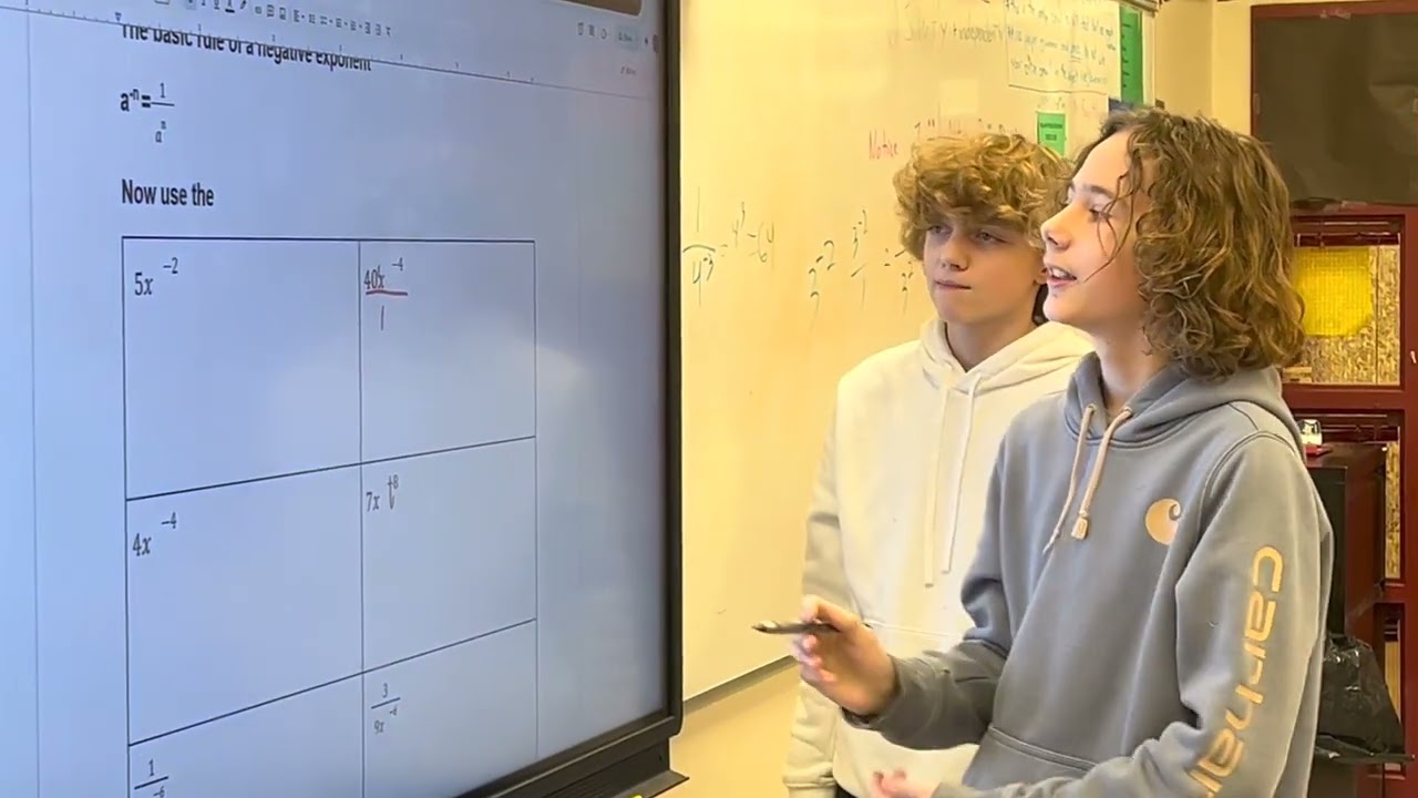 Algebra Class-Taught by Students!