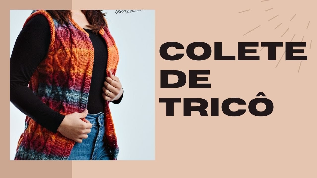 Colete de tricô parte 1