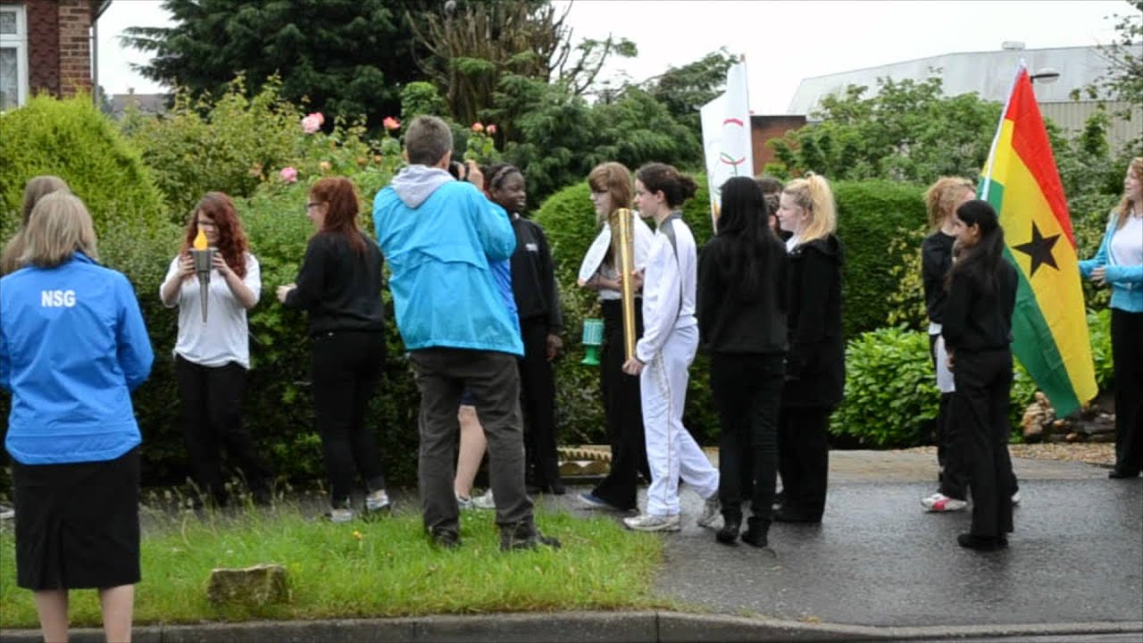 Northampton School For Girls Olympic Torch Relay 2012