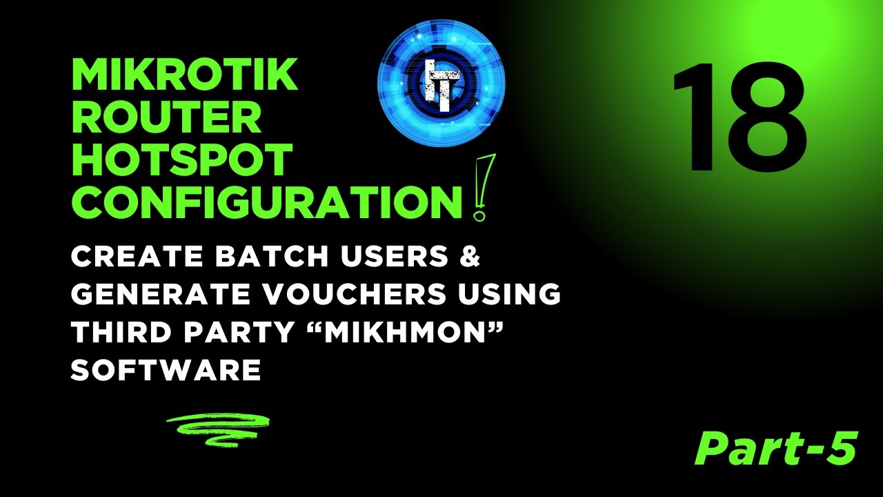 MikroTik Hotspot | Create Batch Users & Generate Vouchers Using Third Party Mikhmon Software #viral