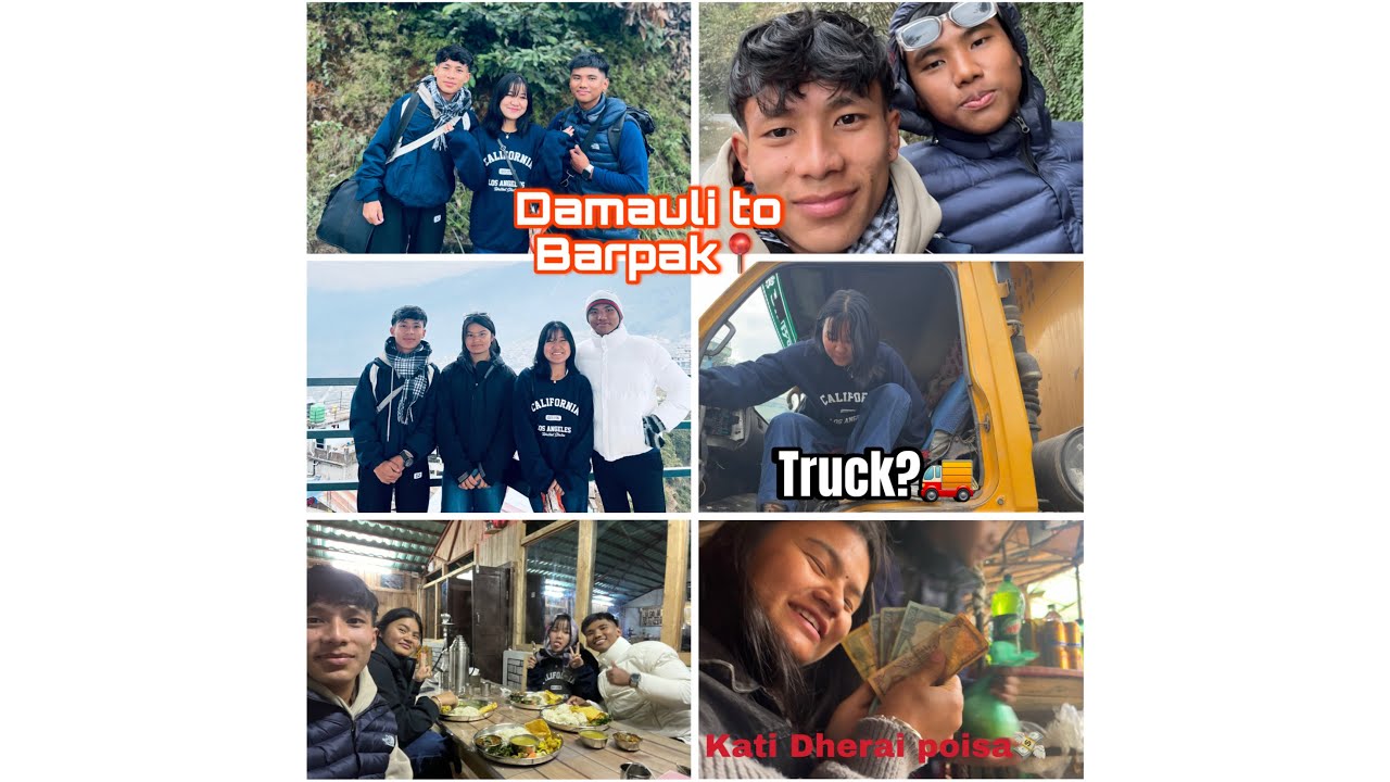Unplanned trip to Barpak📍first time going somewhere by ourselves😍collecting new experiences