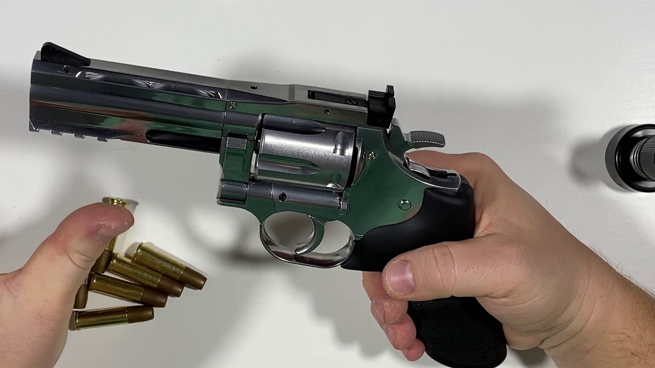 My Oqtagon Review Revolver ASG Dan Wesson 715 4'' CO2 Silver cod 6297
