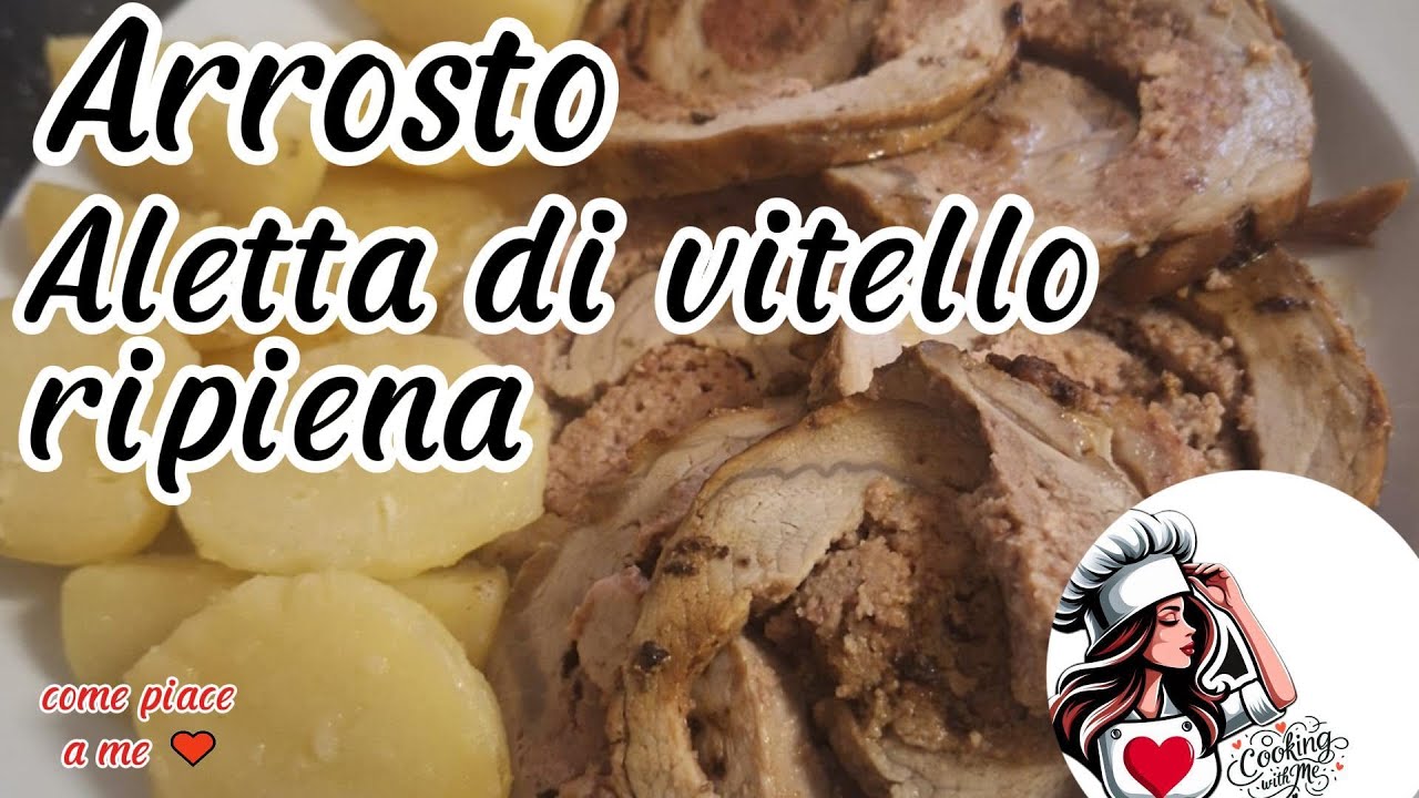 ARROSTO della DOMENICA :Come fare l'Aletta di Vitello con Ripieno Ricco di Salsiccia e Mortadella?🥩🍷