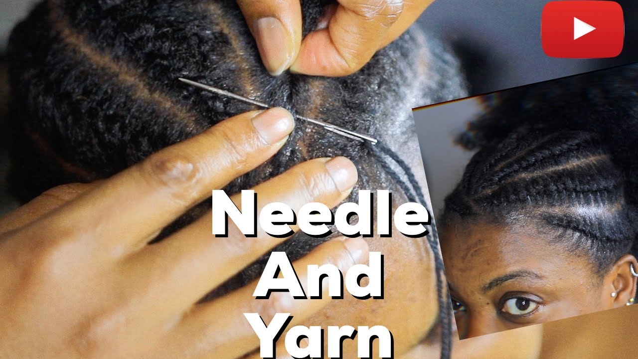 I TRIED THE NEEDLE AND YARN CORNROW/WOOL STITCH BRAIDS