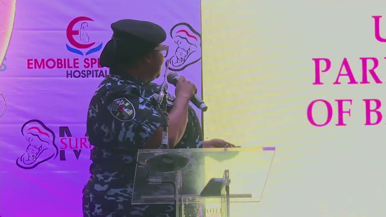CSP Ayuba Police PPRO zone 2 lagos discussed baby factory at our recent Surrogacy Conference
