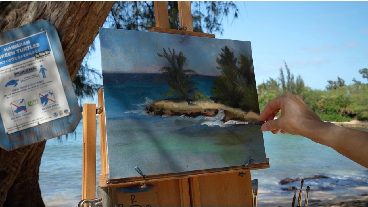 Plein Air Painting at the North Shore