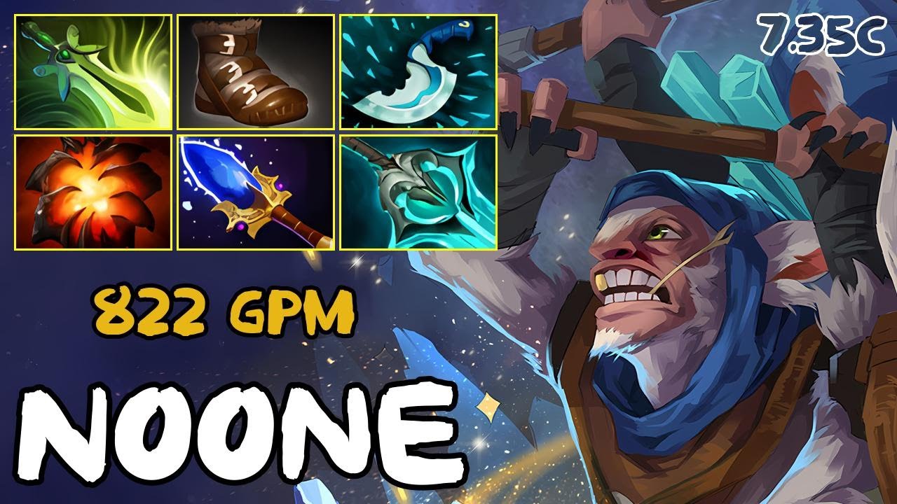 Meepo Mid | 822 GPM | Noone | 7.35c | Immortal Dota 2 Pro Plays