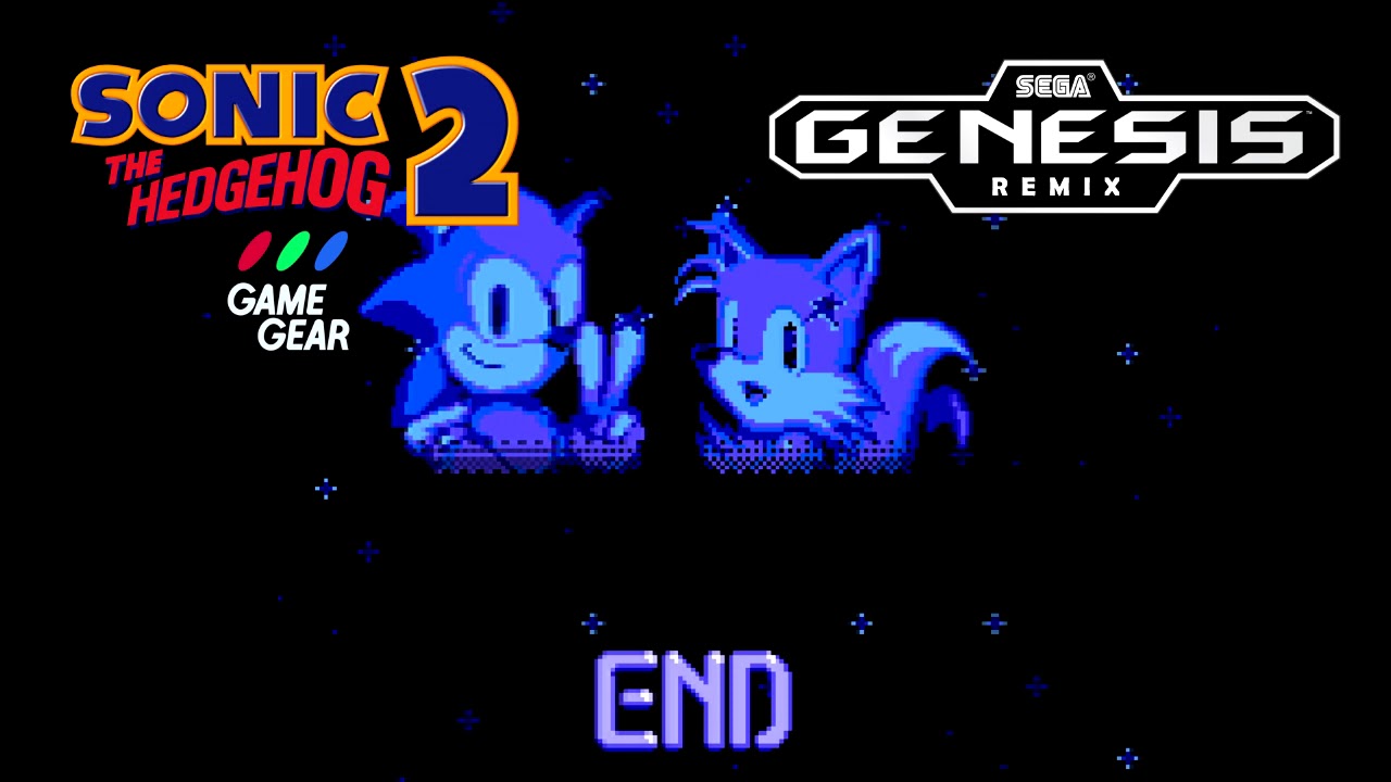 Sonic the Hedgehog 2 (Game Gear) Good ending Sega Genesis remix