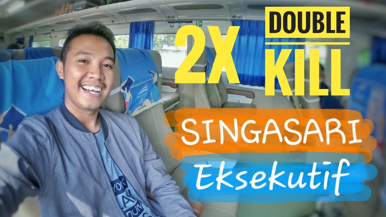 Trip by Train - Naik SINGASARI EKSEKUTIF kalah silang teroooss