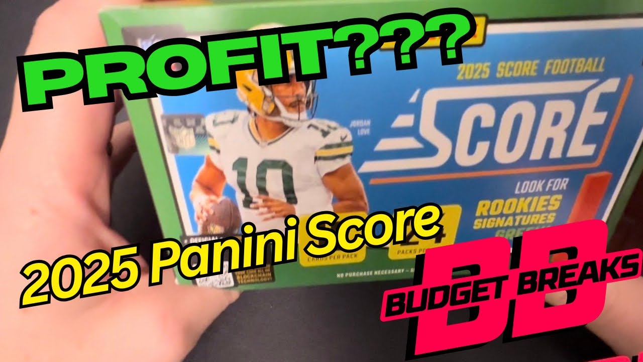 Did We Make Profit??? | 2025 Panini Score Football Retail Box | Budget Breaks