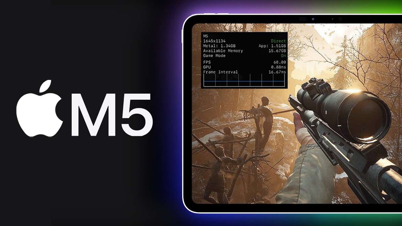 iPad Pro M5 (16 ГБ ОЗУ) &mdash; Тестирование 10 игр класса AAA для ПК и консолей