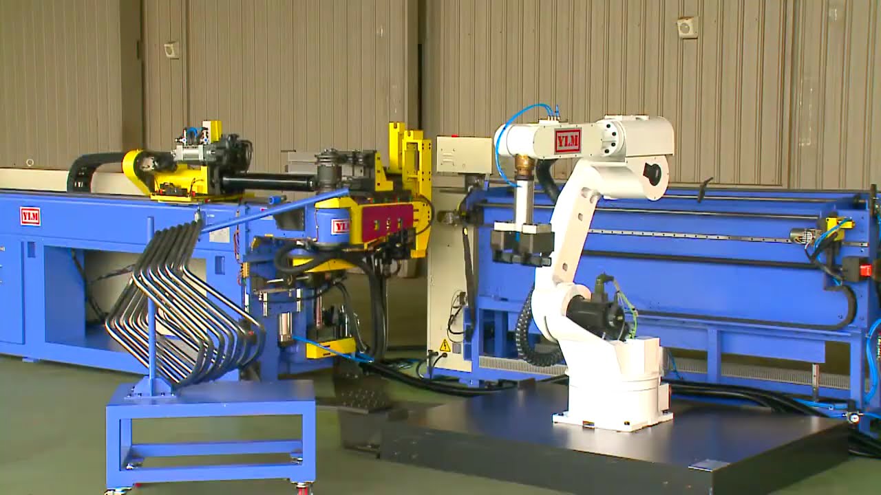 YLM tube bender   CNC38MS RAE 9A+SF025+YR020 pipe bending machine