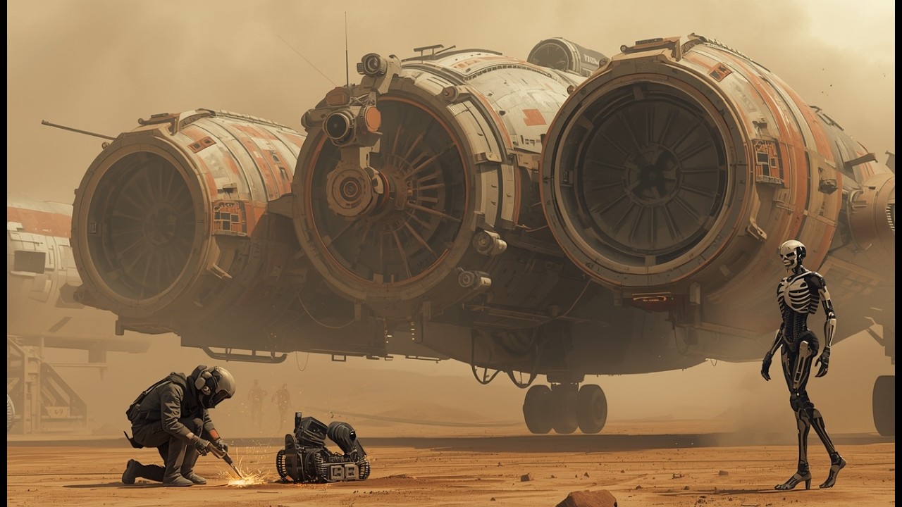 A Giant Ship Pleads for Help—A Human Mechanic Purges Its Parasites and Turns It into a War Machine!