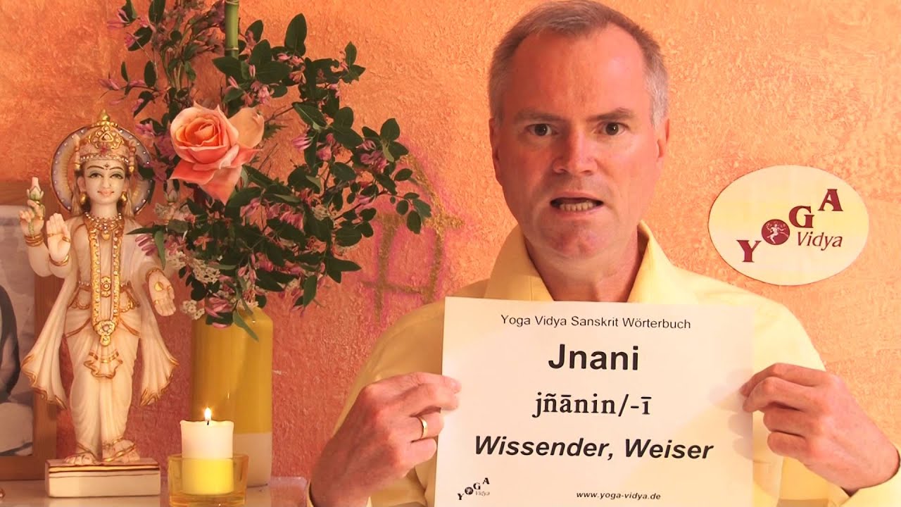 Jnani - ein Wissender - Sanskrit Lexikon