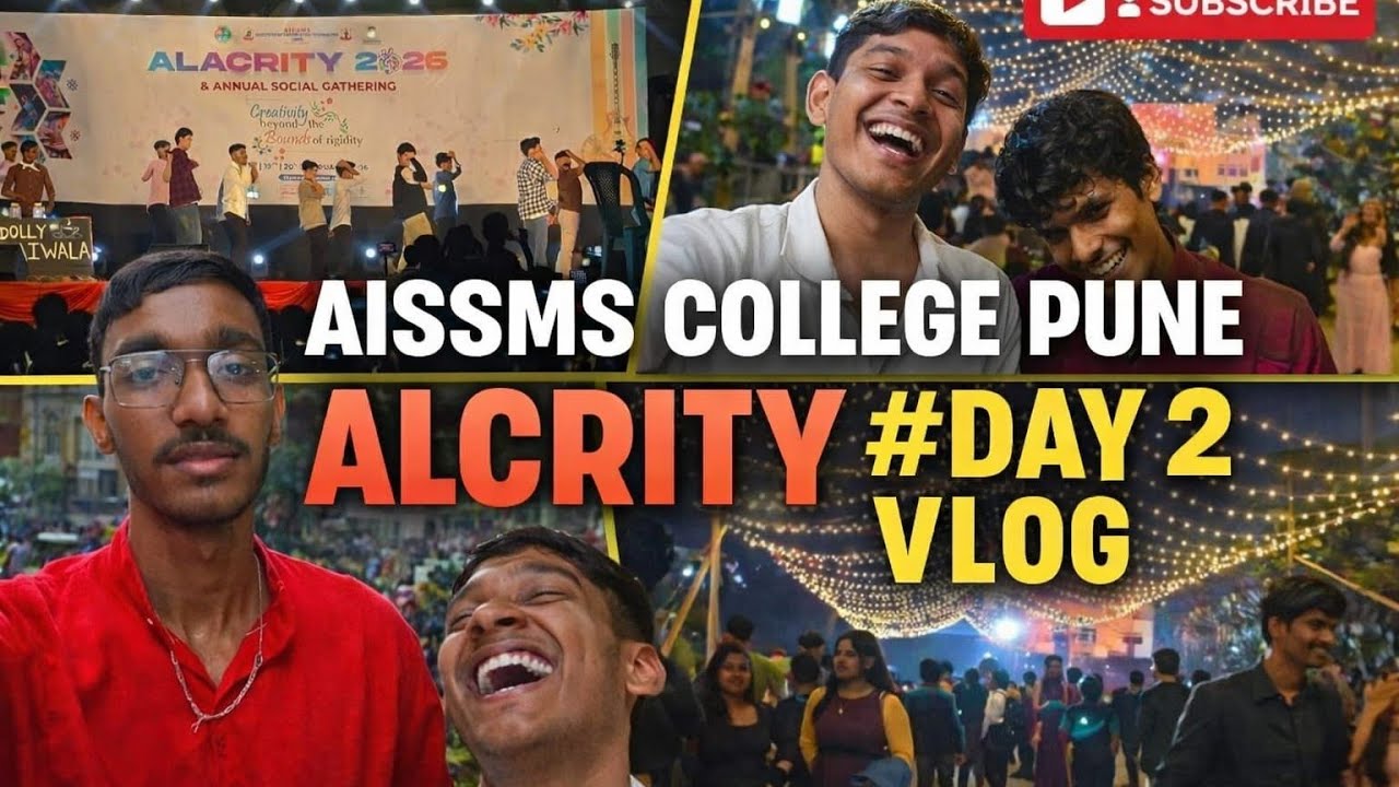 AISSMS college pune alecrity day 2 vlog #pune #actress #vlog #funny 