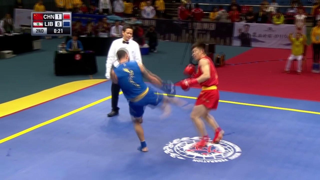 Sanshou Sanda 2016 World Cup Finals China vs Lebanon 80 Kg Men