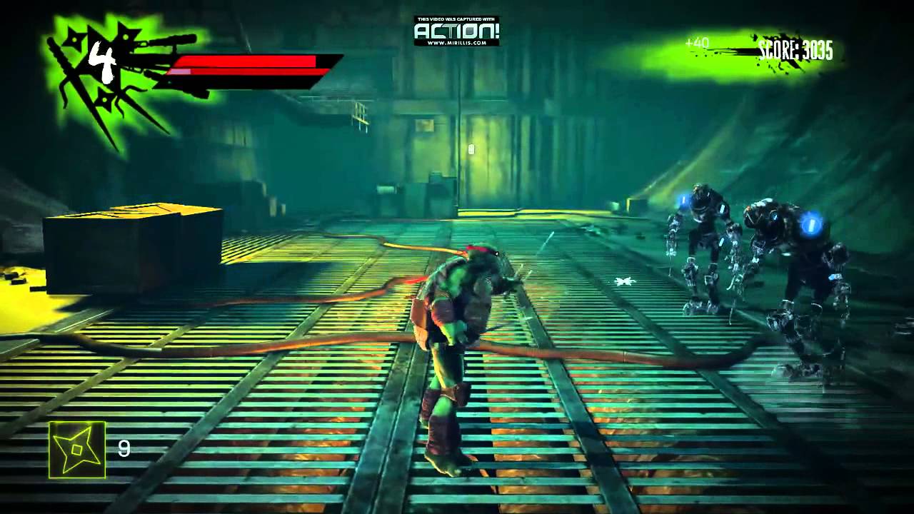 TMNT: OOTS - Sewer Challenge Mode - Raphael