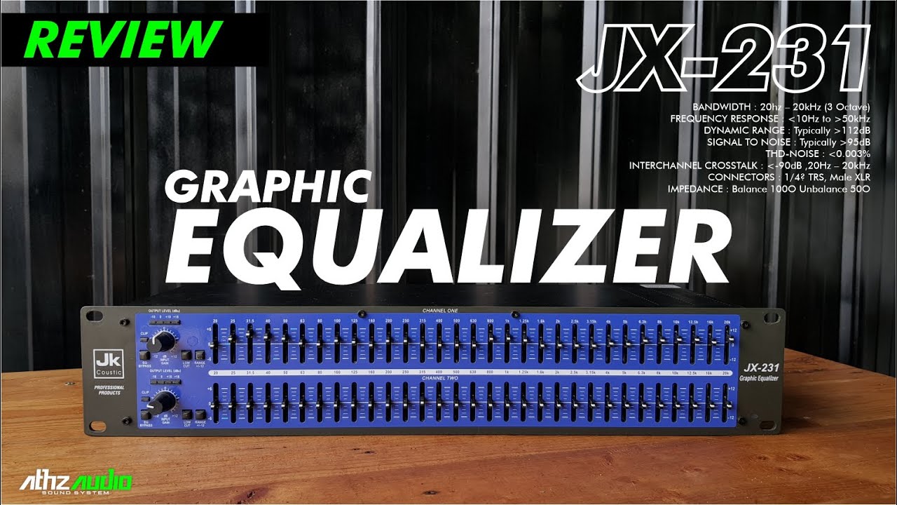 Review graphic equalizer JK Coustic JX231