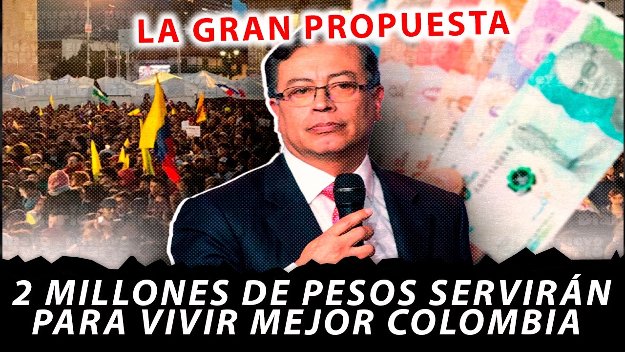 🚨 ¿2 MILLONES DE MÍNIMO? La propuesta de Petro que sacude a Colombia en 2026