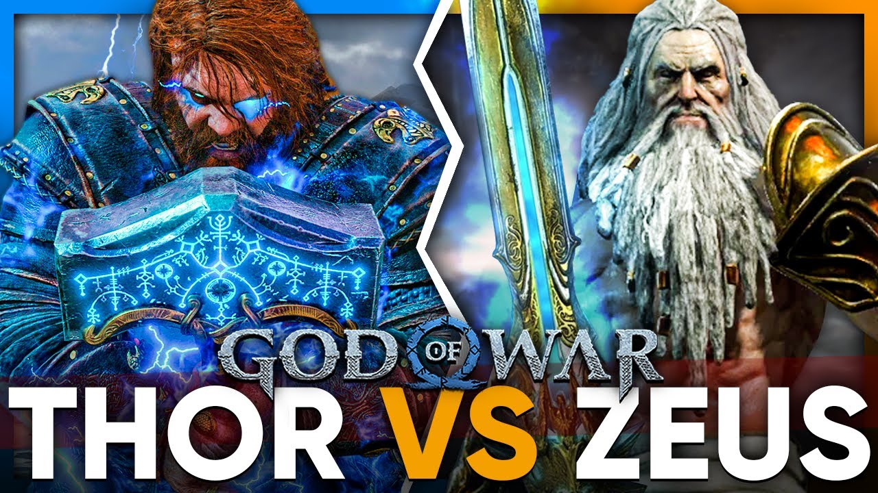 GOD OF WAR: ZEUS VS THOR - QUEM VENCERIA EM UMA BATALHA