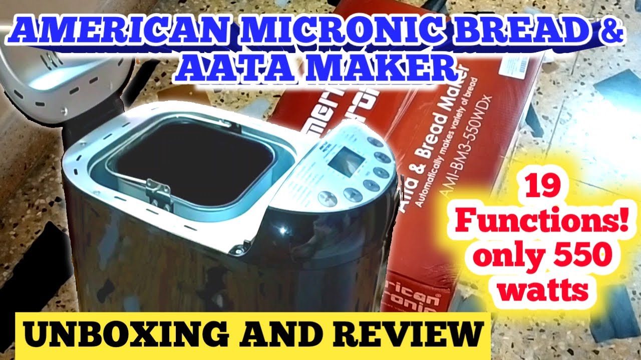 AMERICAN MICRONIC BREAD MAKER UNBOXING AND REVIEW ||  BEST BREAD MAKER 2021 IN INDIA