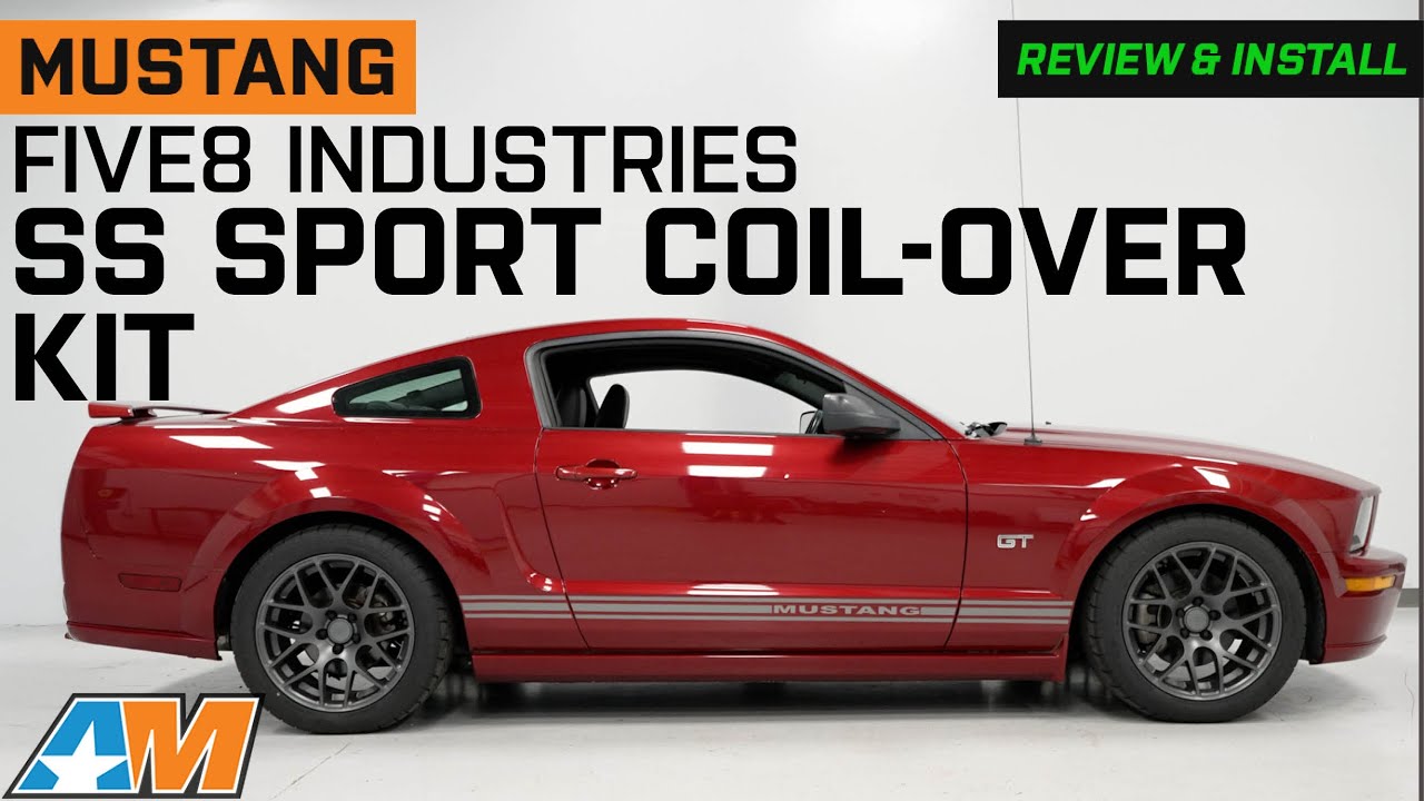2005-2014 Mustang Five8 Industries SS Sport Coil-Over Kit Review & Install
