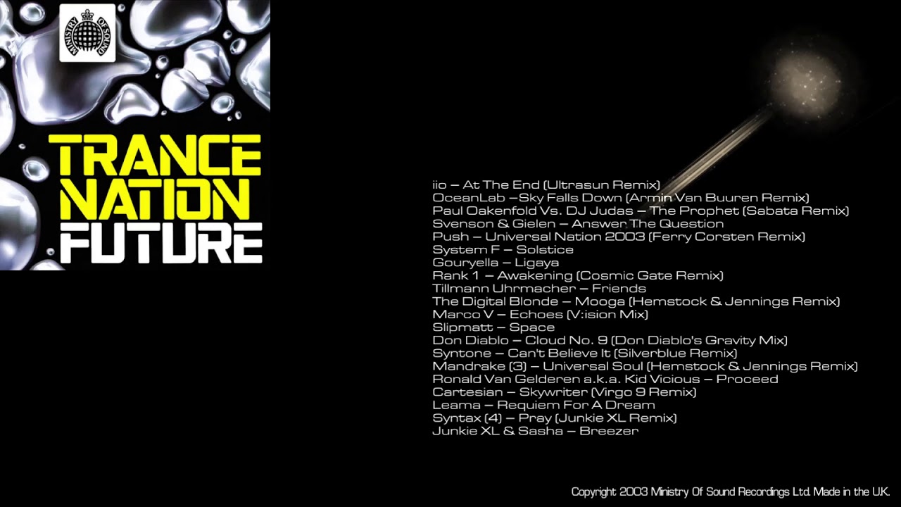 Ministry of Sound - Trance Nation Future CD2 2003 [HQ]
