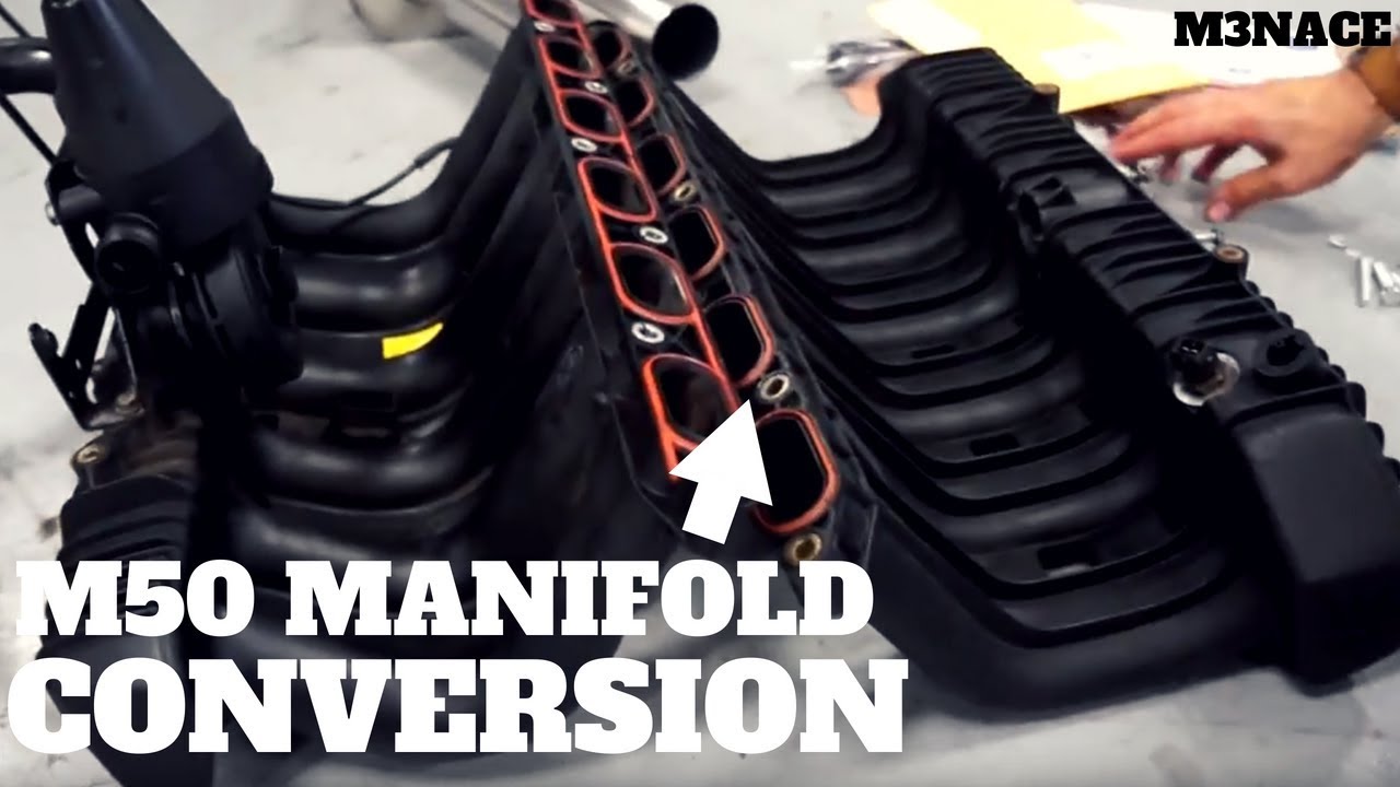 M50 Manifold Swapping the Throtl E36!
