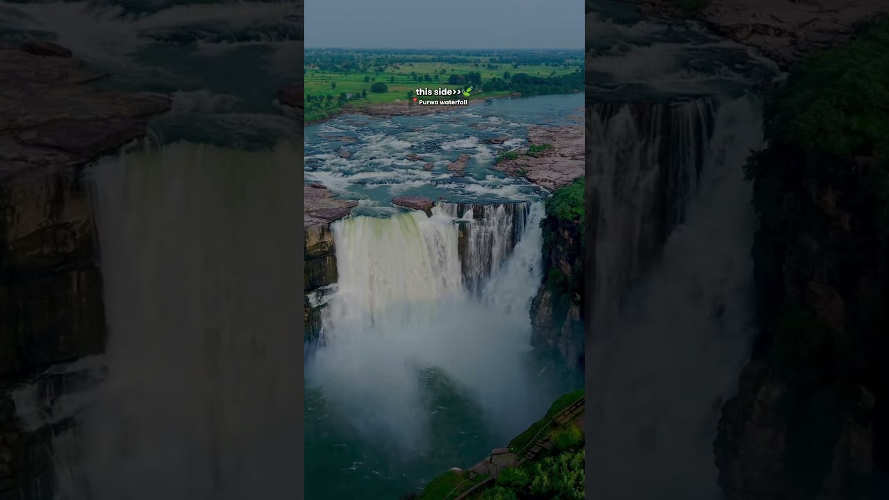 Incredible Madhya pradesh&hearts;️🍃#madhyapradesh#mptourism#waterfall#rewa#monsoon