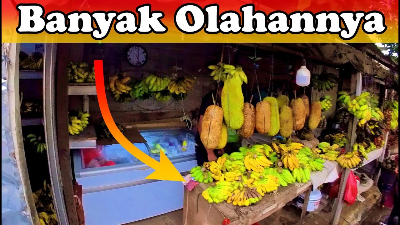 Pisang Buah Kaya Manfaat Harga Merakyat Olahannya Banyak | Keliling Sore Motoran Sekitar Pamulang