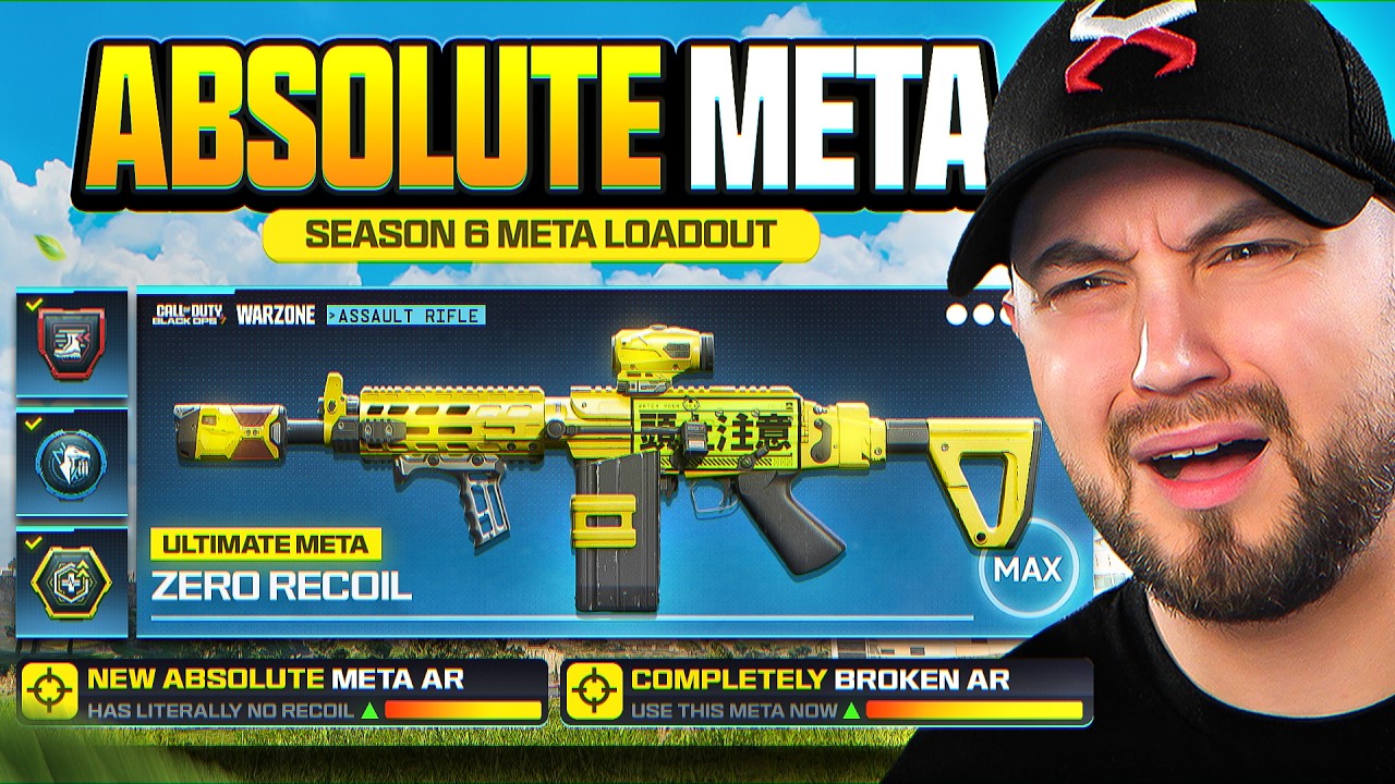 the #1 BEST NO RECOIL AR META LOADOUT in Warzone! (Best Warzone Meta Loadout)