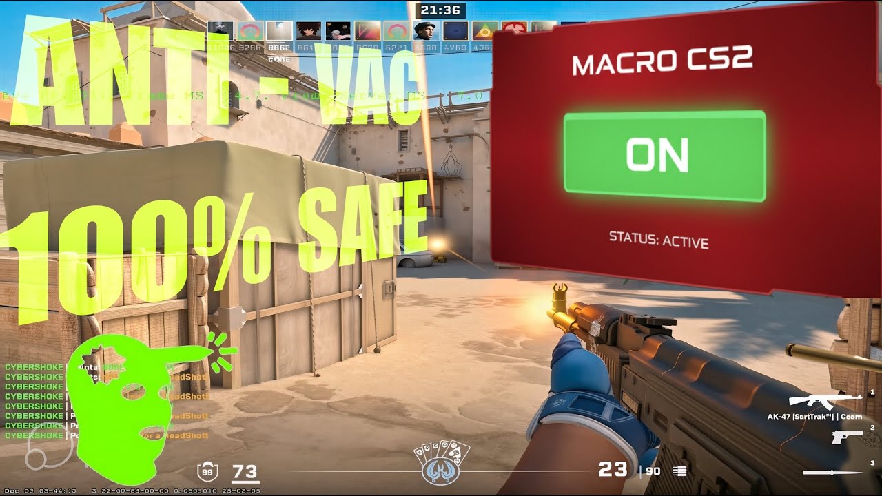 MACRO INDETECTÁVEL CS2 - LEGIT CHEAT EXTERNO 100% ANTI-VAC 🔥