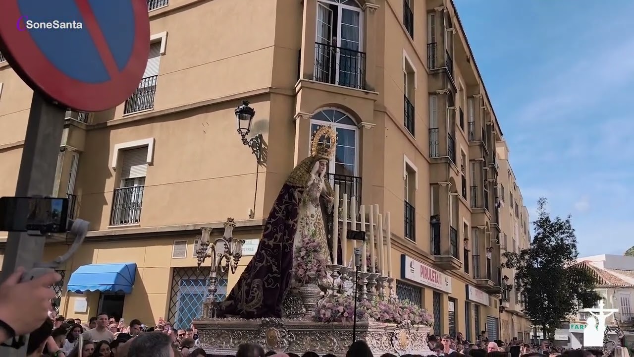 ENCUENTRO DE LA HDAD. DE LA SANGRE Y HDAD. DE LA PIEDAD.  MÁLAGA. TRASLADO 06-04-2025