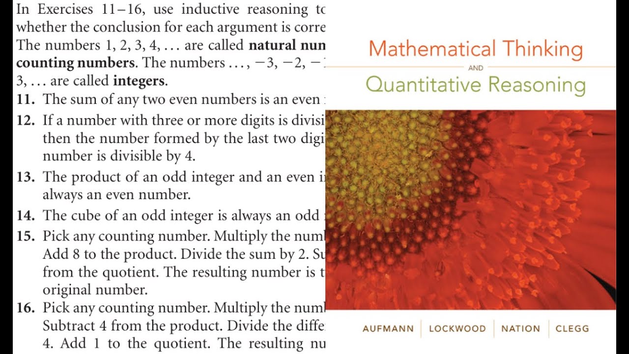 Ex # 1.1 Q # 11-16:  Use  Inductive Reasoning to Decide Conclusion correct, #inductive #nts #mcq