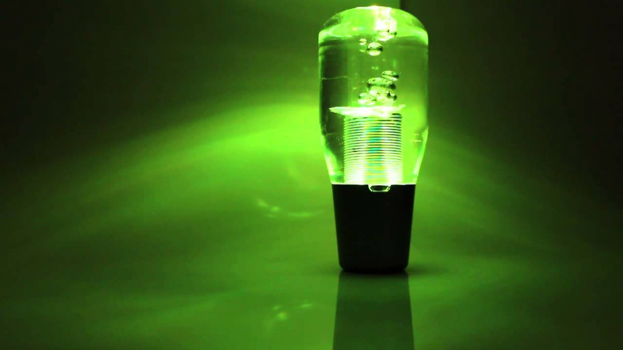 Touch Activated Lava Lamp Style RGB LED Illuminated Shift Knob