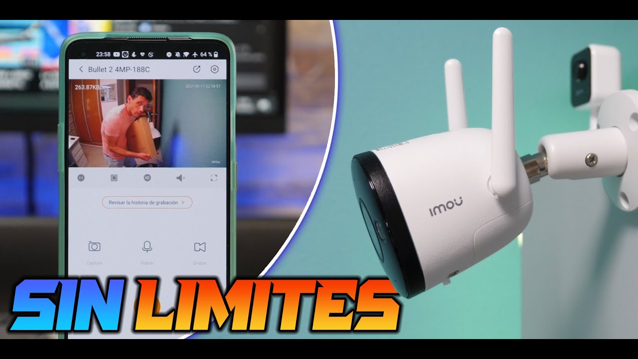 No pierdas NI UN DETALLE de lo que PASA EN CASA con la IMOU BULLET 2