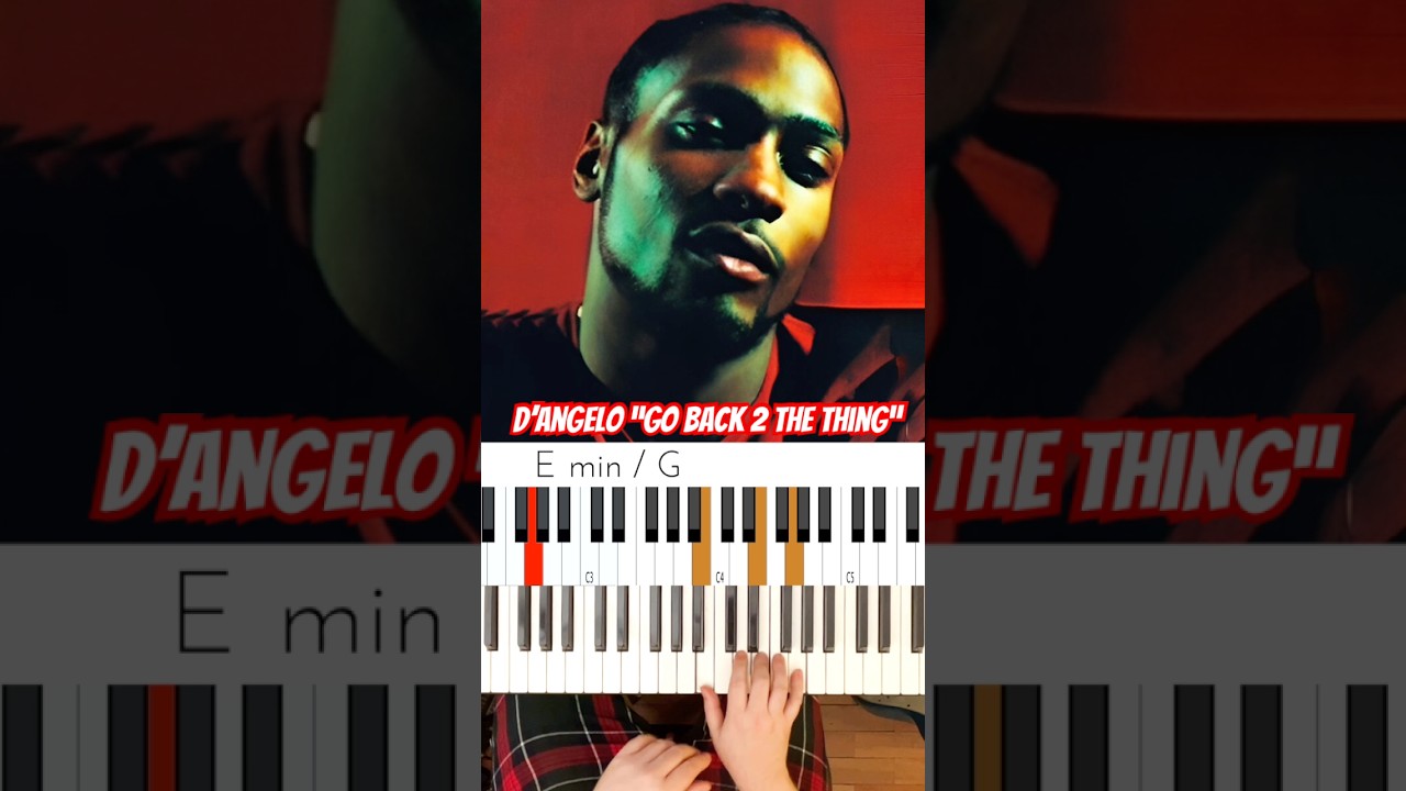 D&rsquo;Angelo &ldquo;Go Back 2 The Thing&rdquo; Chords 🔥🎹🔥 #MusicianParadise
