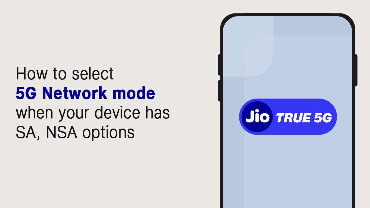 How to select 5G network mode when your device has SA, NSA options