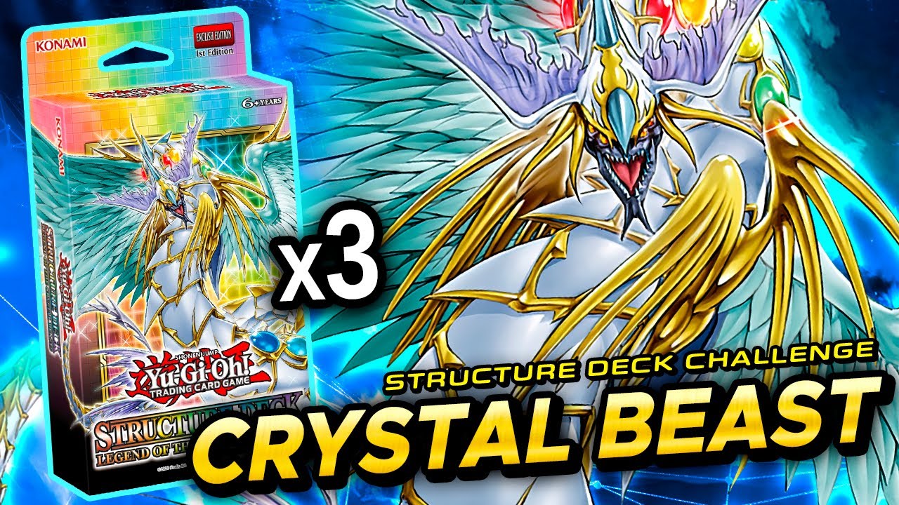 CRYSTAL BEAST Deck | 💲33 Structure Deck Legend of the Crystal Beasts x3 | EDOPRO Duels