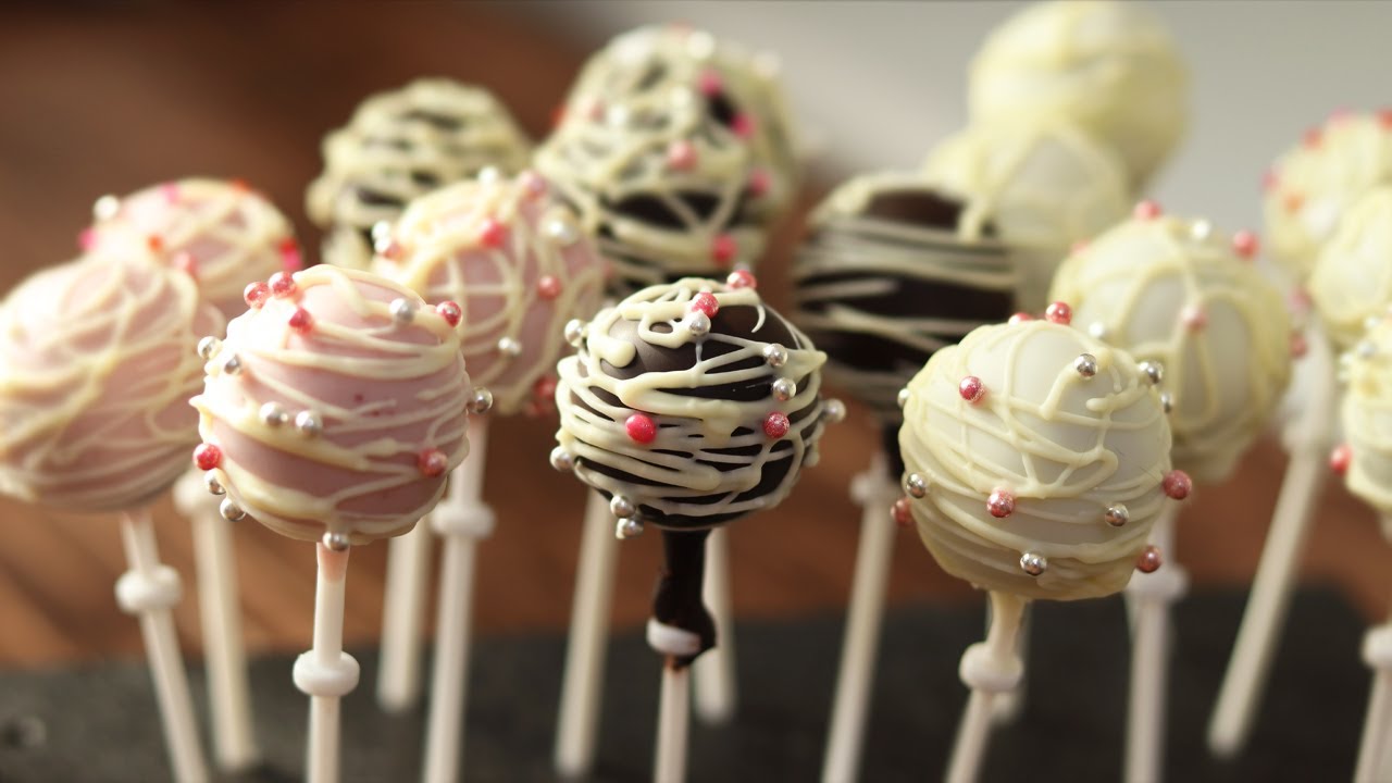 【インスタ映えそう】トリュフで作る可愛いロリポップ（オーブン無し） How to make Chocolate lollipop　【ネコノメレシピ】