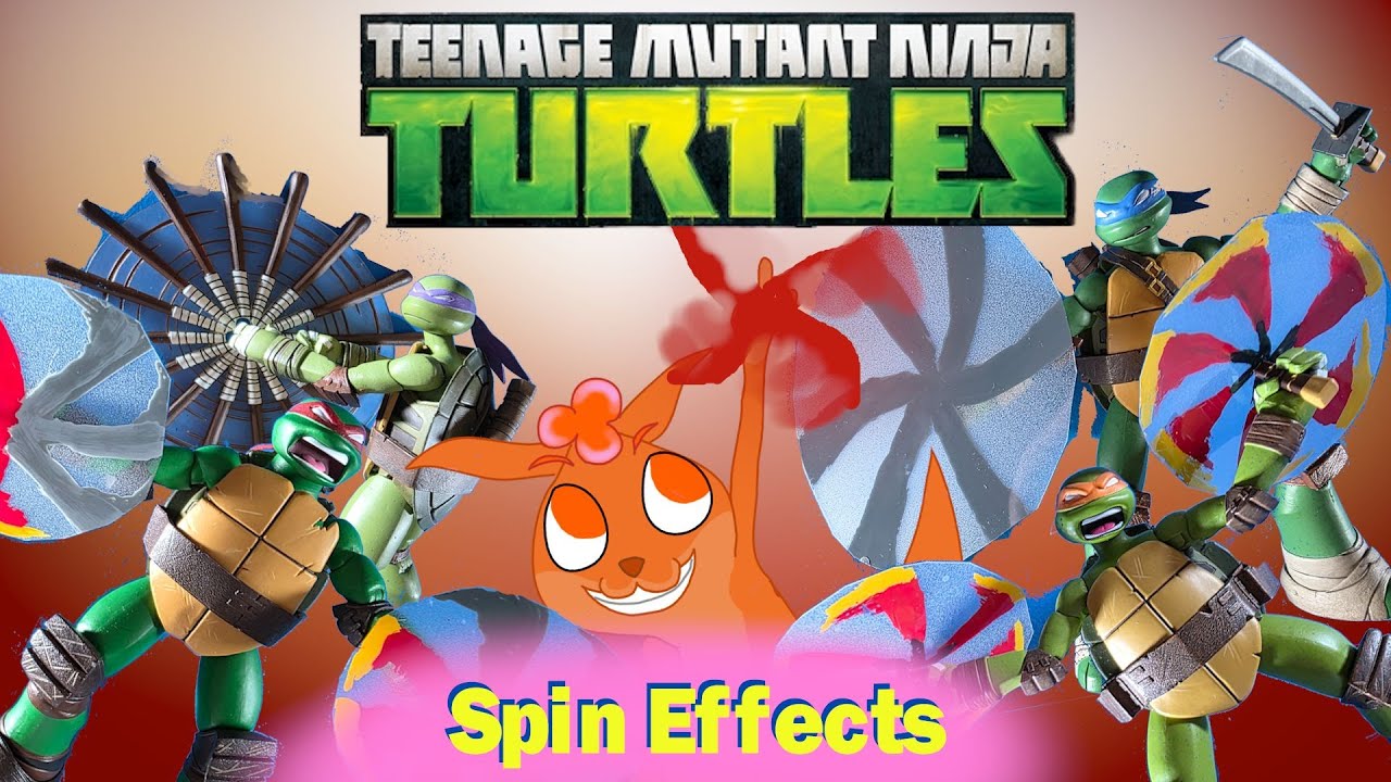 Как сделать вращающиеся эффекты для фигурок TMNT 2012 от Neca