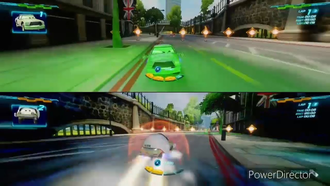 Cars 2 the video game #298 Gunner Acer Vs Chick Hicks