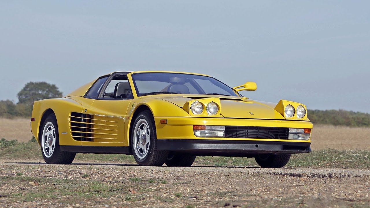 The unique Ferrari Testarossa targa built by EBS