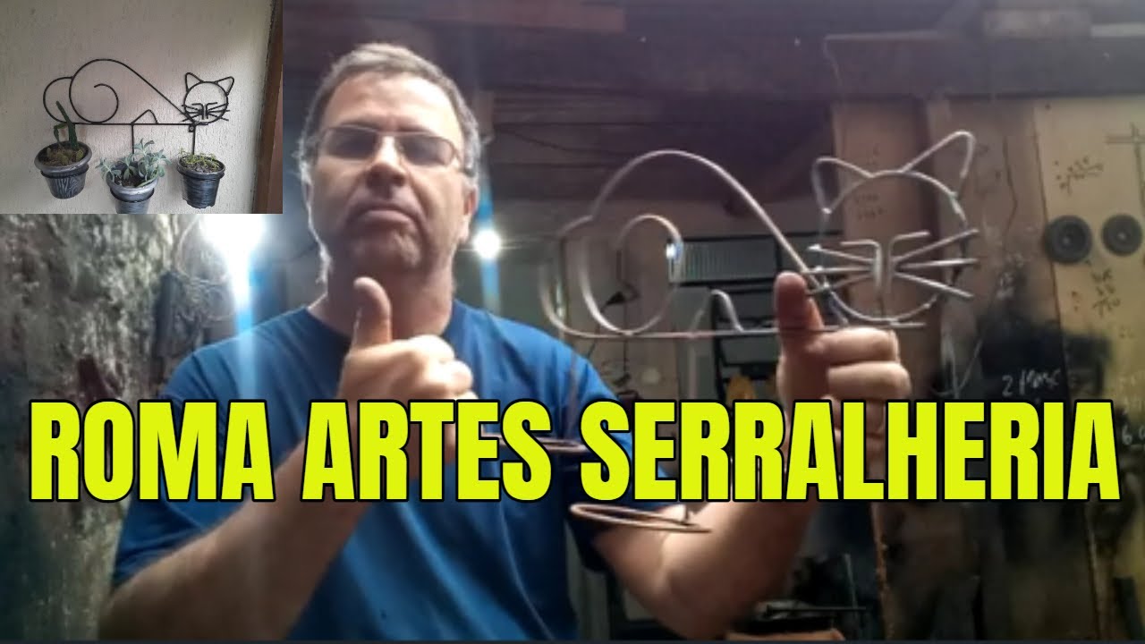 Serviço de SERRALHERIA Gatinho Decorativo Serralheria  Passo a Passo Gatinho Vegalhão 5.0