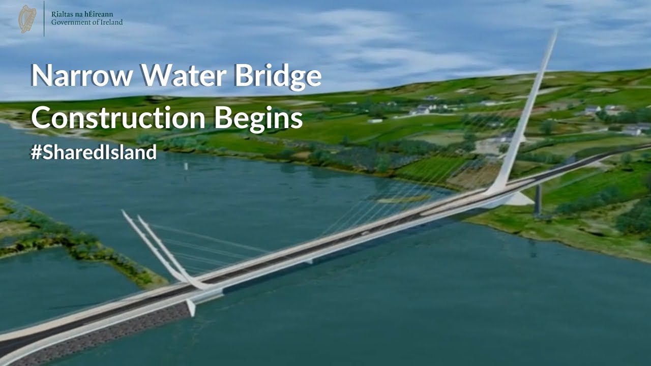Narrow Water Bridge - construction begins