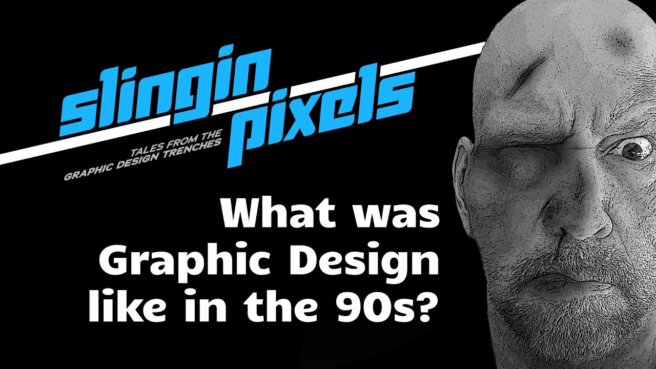 What was graphic design like in the 90s?