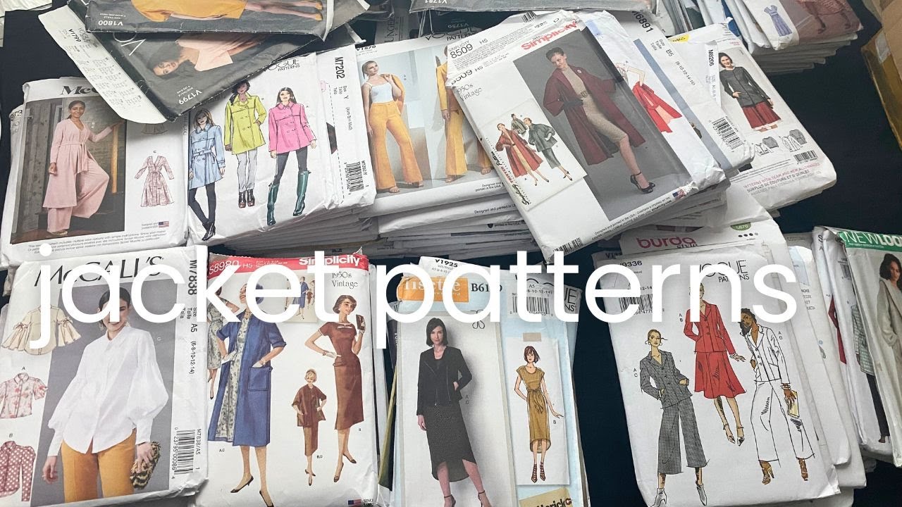 my sewing patterns 🧥 jackets