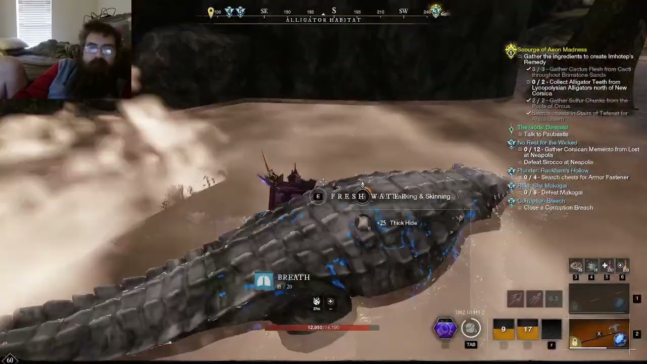 I show in this video where to find Tazorjaw who drops the Protector's Fortune Charm.